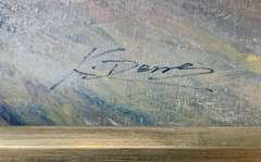 Paris City Scene Original Oil on Canvas