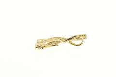 14K Yellow Gold Love Crossed Tennis Rackets Racquet Charm/Pendant