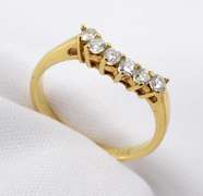 Lovely Diamond Guard Ring