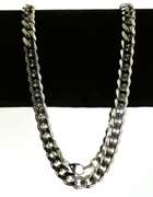 New Stainless Steel Curb Chain Necklace