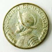 1947 1/10th Balboa Panama Silver Coin
