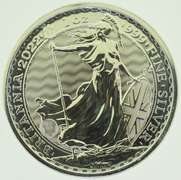 2022 U.K. 2 Pound 1 oz .999 Fine Silver Britannia