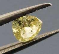 Amazing .28ct pear cut sultry yellow Diamond