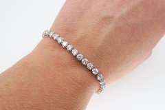 Classic 4.75CTW Diamond Tennis Bracelet in 14k White Gold