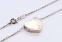 Tiffany & Co Heart Shaped Pendant on Chain