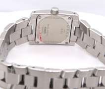 Movado Black Diamond Stainless Steel Elio 22mm Watch