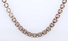 Vintage Italian Sterling Silver Cuban Curb Necklace