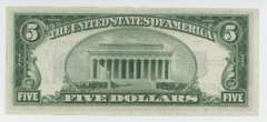 Near Gem Crisp Uncirculated 1934 $5 Silver Certificate note