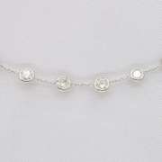 Platinum Diamonds By The Yard Necklace