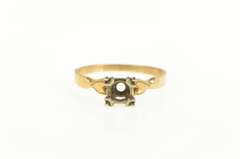 14K Yellow Gold 3.8mm Vintage NOS 1950's Engagement Setting Ring