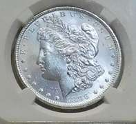 1896 Morgan Dol slabbed Unc