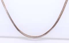 Sterling Silver Braided Chain Necklace