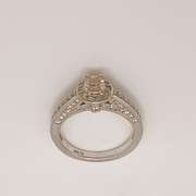 14kt White Gold Diamond Engagement Ring