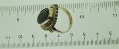 Vintage Sterling Silver Raw Ruby Ring