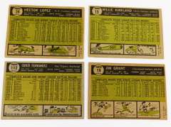 4 Topps 1961 Baseball Cards