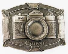 Limited Edition Vintage Canon Camera Belt Buckle