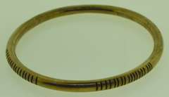 Navajo Sterling Silver Mexico Bangle