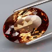 Exquisite 10.67ct bi-color Imperial Topaz