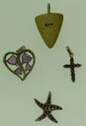 Sterling Silver Mixed Charm Pendant Lot