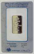 Pamp Suisse Lady Fortuna 10 Gram .999 Swiss Fine Silver Bar