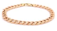 Simple Yellow Gold Curb Link Bracelet