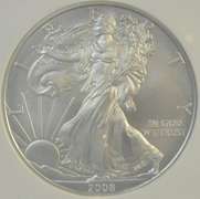 Flawless NGC MS70 graded 2008-W Early Releases $1. NGC MS70