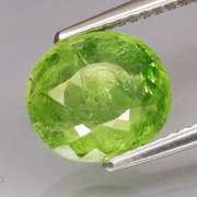 Rare collectors 2.95ct green Grossular Garnet