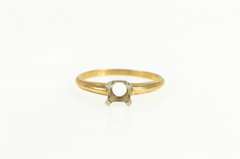 14K Yellow Gold Vintage NOS 1950's 4.9mm Engagement Setting Ring
