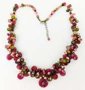 Beautiful Necklace of Tourmalines & Gemstones
