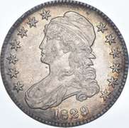 1829 Capped Bust Half Dollar
