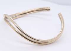 Vintage 925 Sterling Silver Cuff Bangle