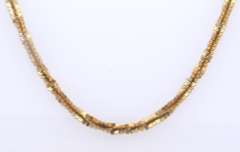 Vintage Sterling Silver Twisted Chain Necklace