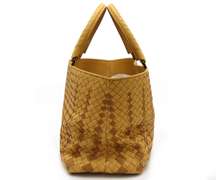 Bottega Veneta Intrecciato Millano Mustard Tote