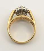 Classic 14k Diamond Cluster Ring