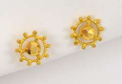 Versatile High Karat Gold Earrings