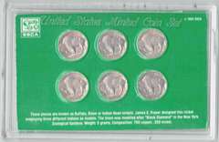 American Frontier Indian Head Nickel Set (6) Coin