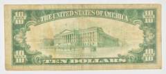 1929 $10 Webster, MA United States National Currency - 13780