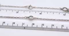 Lot of 2 Sterling Silver Cubic Zirconia by Yarb Necklaces