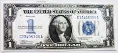 Superb Crisp 1934 $1 Funny Back Silver Certificate!