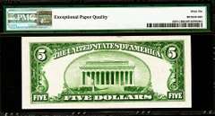 Gem Crisp 1934A $5 Note Philadelphia PMG 66 EPQ!