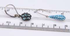Group Lot of Vintage Sterling Silver Earrings