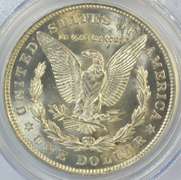 Nearly Gem BU 1921 Morgan Silver Dollar. PCGS MS64
