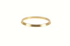 14K Yellow Gold Vintage NOS 1950's 1.3mm Stackable Band Ring