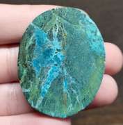 Striking well marbled 92.5ct Turquoise cabochon