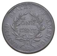 1803 Draped Bust Large Cent S.256 Small Date Small Fraction - REV CUD