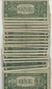 Large lot of 40 Series of 1935 $1 Silver Certificate notes
