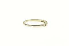 14K White Gold Vintage NOS 1950's Setting Wedding Band Ring