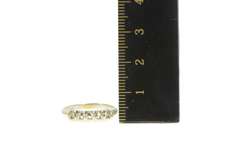 14K White Gold Vintage NOS 1950's Wedding Band Setting Ring
