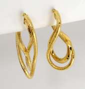 Sparkling Unusual 14k Earrings