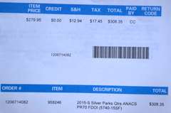 2015 S Cased Silver Quarter Proof 70 National Parks Set .